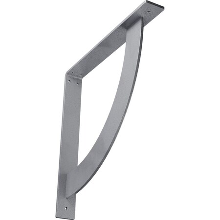 Ekena Millwork Bulwark Steel Bracket, Hammered Light Blue 2"W x 16"D x 16"H BKTM02X16X16BUHLB